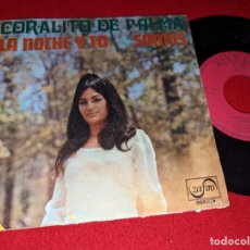 Discos de vinilo: CORALITO DE PALMA & FELIPE CAMPUZANO LA NOCHE Y TU/SOMOS 7'' SINGLE 1971 ZAFIRO. Lote 363245940