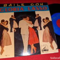 Discos de vinilo: GLORIA LASSO LA CALLE DONDE VIVES/SEPARACION/SIBONEY/CAMINITO EP 7'' 1960 LA VOZ DE SU AMO. Lote 363249670