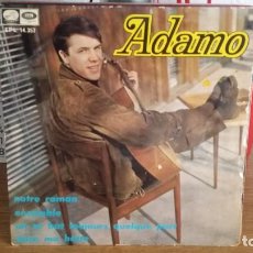 Discos de vinilo: DSG - ADAMO - NOTRE ROMAN / DANS MA HOTTE / ON SE BAT TOUJOURS QUELQUE PART +1 - DISCO EP AÑO 1967. Lote 363270600