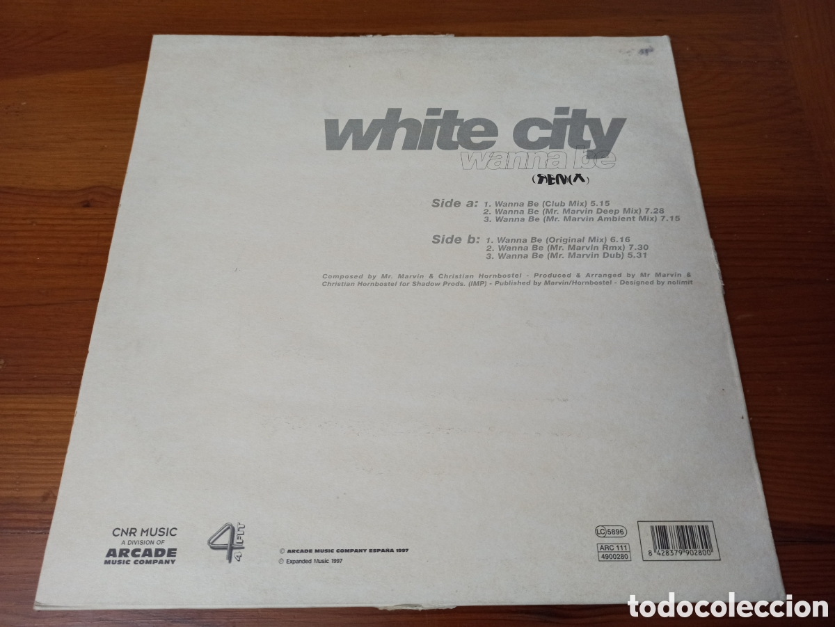 Discos de vinilo: White City - Wanna Be (Remix) - Foto 2