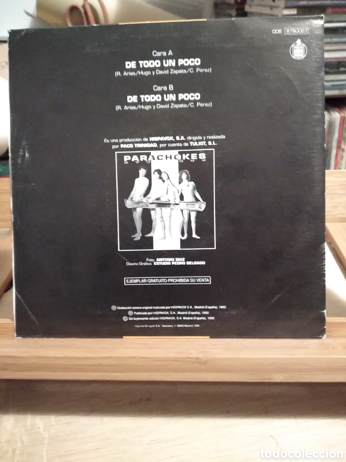 Discos de vinilo: PARACHOKES-DE TODO UN POCO-SINGLE VINILO- - Foto 2