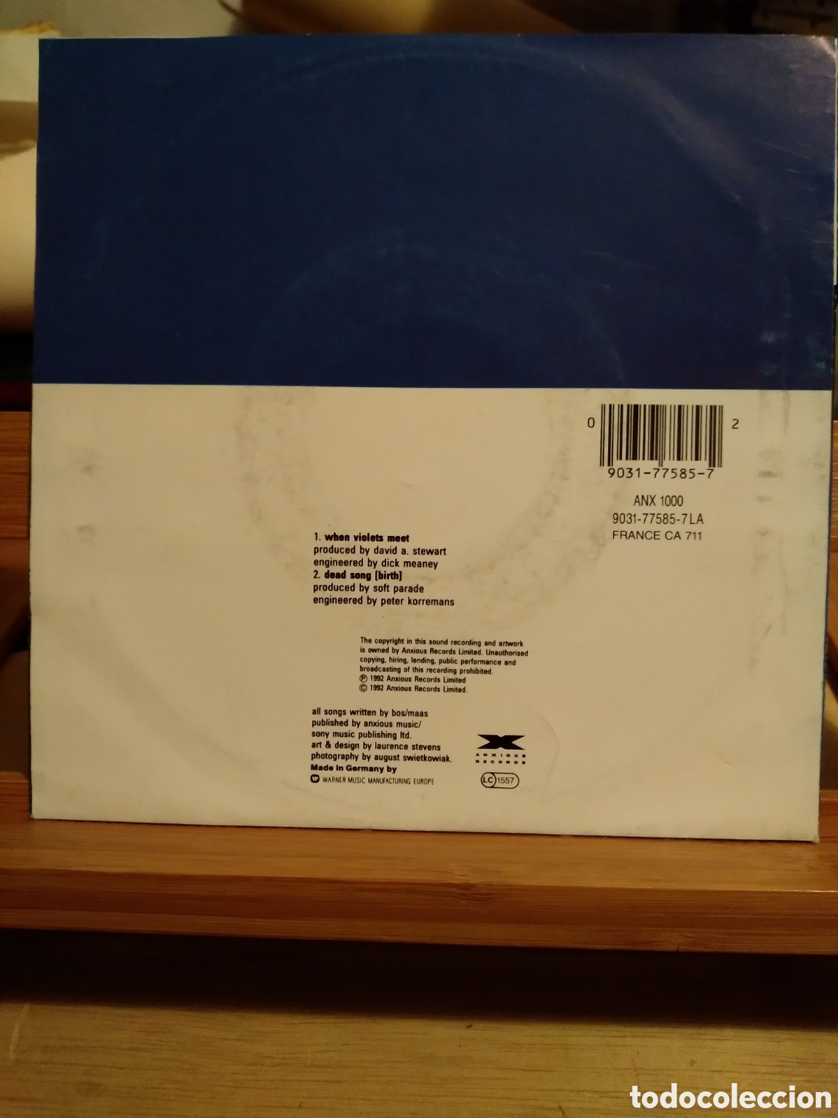 Discos de vinilo: SOFT PARADE-WHEN VIOLETS MEET-SINGLE VINILO- - Foto 2
