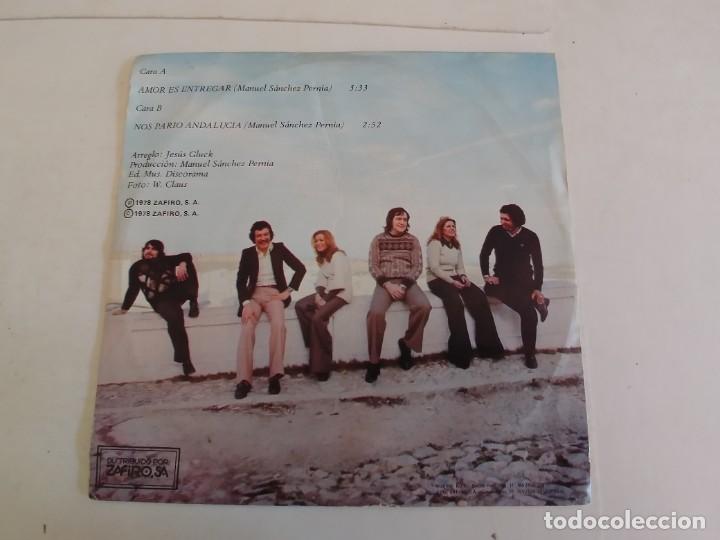 Discos de vinilo: DALIA MAVI Y LOS GEMINIS-SINGLE AMOR ES ENTREGAR - Foto 2