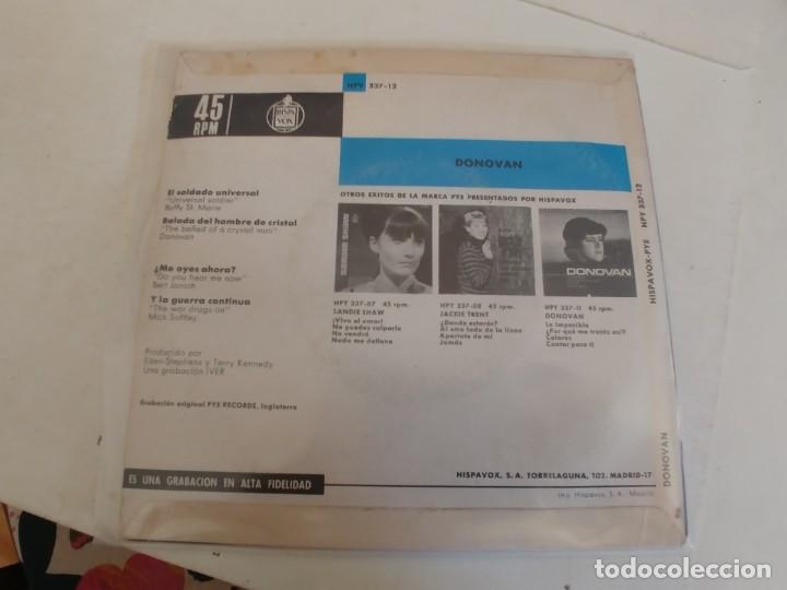 Discos de vinilo: DONOVAN-EP EL SOLDADO UNIVERSAL +3 - Foto 2