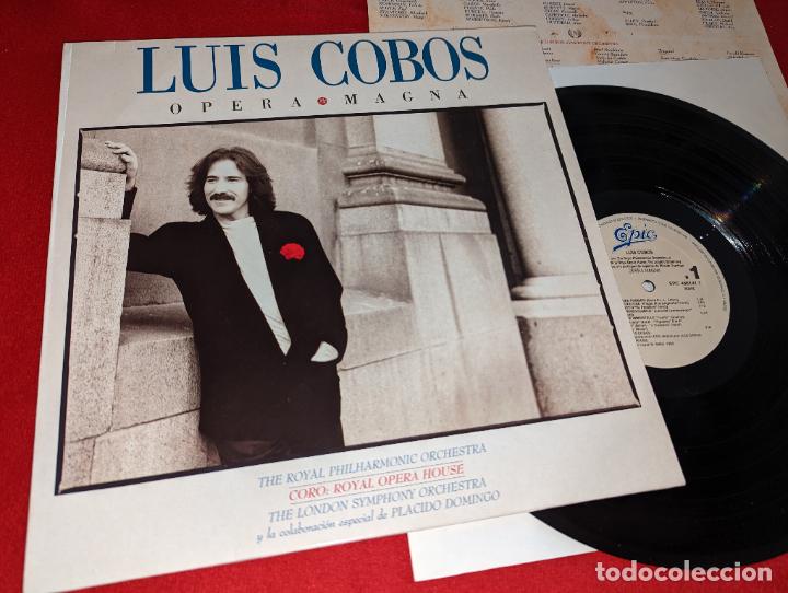 Discos de vinilo: LUIS COBOS Opera magna LP 1989 Epic - Foto 1