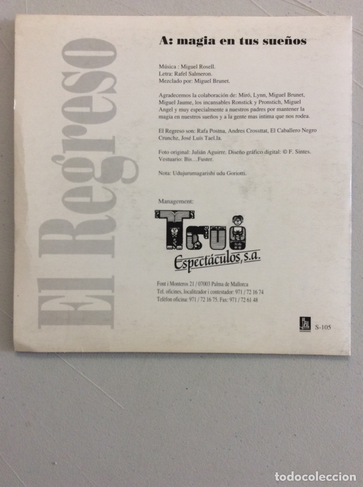 Discos de vinilo: El Regreso. Magia en tus sue&ntilde;os. - Foto 2