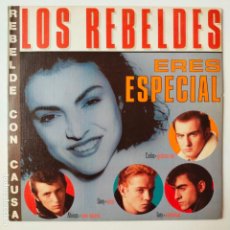 Discos de vinilo: LOS REBELDES- ERES ESPECIAL- SINGLE 1985- VINILO EXC. ESTADO.. Lote 363473645