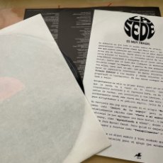 Discos de vinilo: LA SEDE - ES MUY FRAGIL + ENCARTE + NOTA DE PRENSA! LP ALBUM VINILO 1992 SPAIN. Lote 363475045