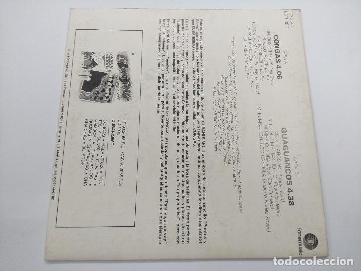 Discos de vinilo: CUBANISIMO/CONGAS/SINGLE. - Foto 3