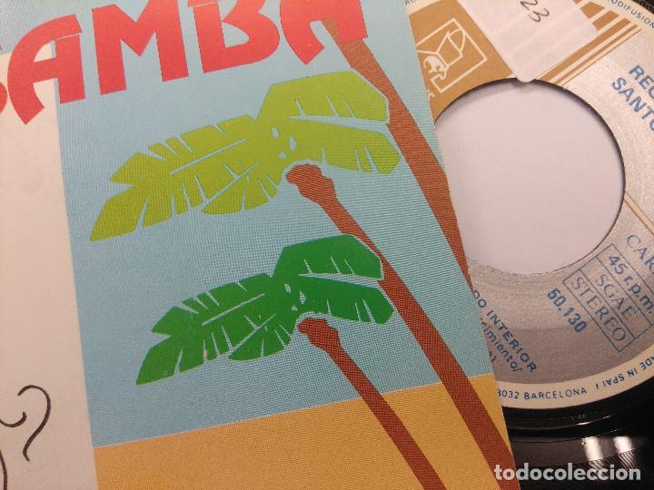 Discos de vinilo: REGINA DO SANTOS/DISCO SAMBA/SINGLE. - Foto 2