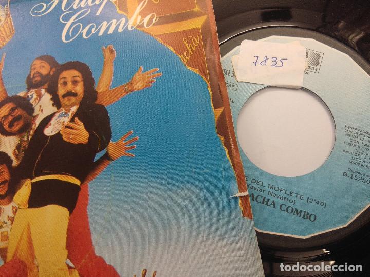 Discos de vinilo: HUAPACHA COMBO/EL BAILE DEL MOFLETE/SINGLE. - Foto 2