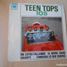 Discos de vinilo: TEEN TOPS, LOS, EP, ME ESTÁS FALLANDO + 3, AÑO, 1963, CBS - AGS 20.132. Lote 363491380