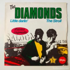 Discos de vinilo: THE DIAMONDS- LITTLE DARLIN- SPAIN SINGLE 1981- VINILO CASI NUEVO.. Lote 363500120