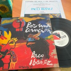 Discos de vinilo: PACO IBAÑEZ (POR UNA CANCION) LP 1990 GAT. (G-6). Lote 363518420
