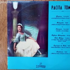 Discos de vinilo: PACITA TOMÁS -. GOYESCAS +.... DISCO 10 PULGADAS. Lote 363524015