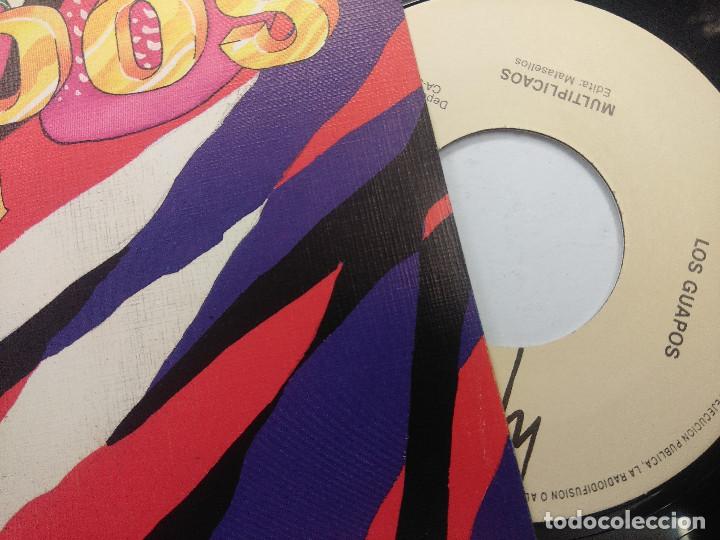 Discos de vinilo: LOS GUAPOS/MULTIPLICAOS/SINGLE. - Foto 2