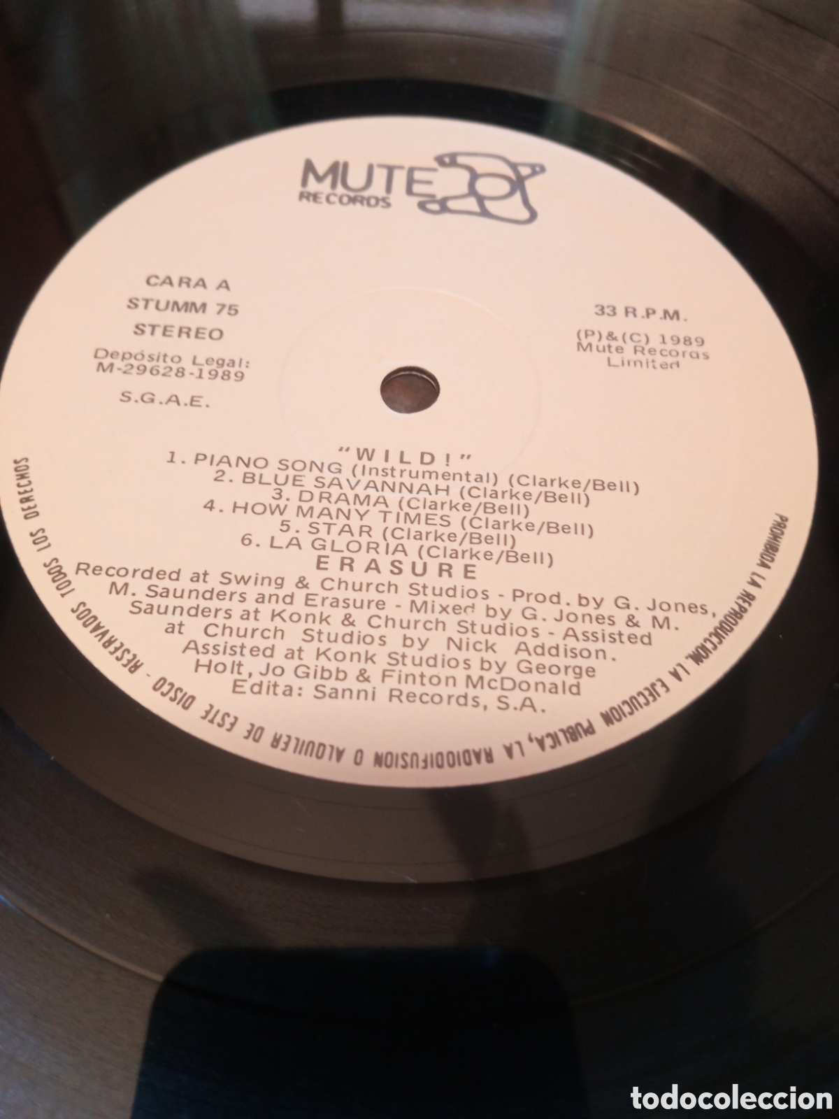 Discos de vinilo: Erasure - Wild Vinilo Lp - Foto 3