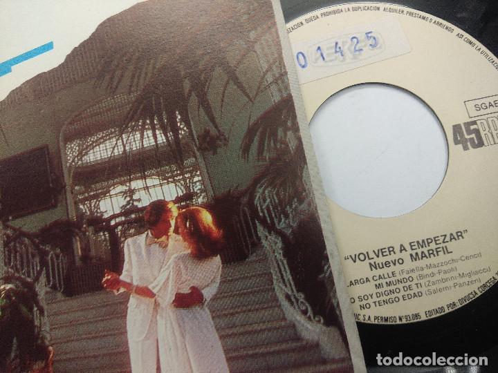 Discos de vinilo: MARFIL/VOLVER A EMPEZAR/SINGLE. - Foto 2
