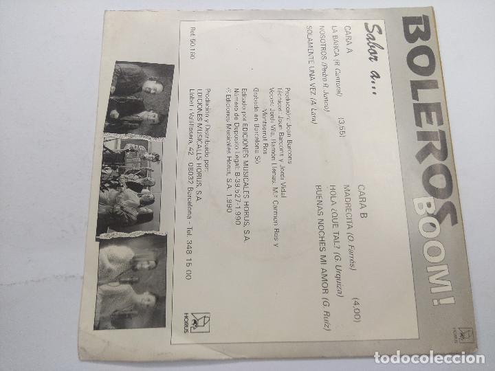 Discos de vinilo: BOLEROS BOOM/SABOR A........./SINGLE. - Foto 3