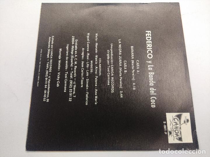 Discos de vinilo: FEDERICO Y LA BANDA DEL COCO/BANANA/SINGLE. - Foto 3