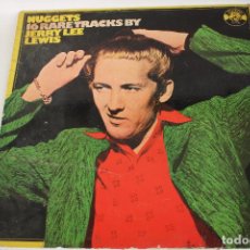 Discos de vinilo: LP THE ORIGINAL JERRY LEE LEWIS NUGGETS 16 RARE TRACKS BY SONIC 1978. Lote 363542825