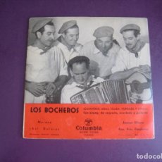 Discos de vinilo: LOS BOCHEROS - ESTAMPAS BILBAINAS - MORENA +3 - EP COLUMBIA 1957 - FOLK VASCO, POCO USO. Lote 363546610