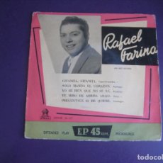 Discos de vinilo: RAFAEL FARINA - EL REY GITANO - EP EMI 195? - GITANITA +4 - FLAMENCO, CANCION ESPAÑOLA - POCO USO. Lote 363552875