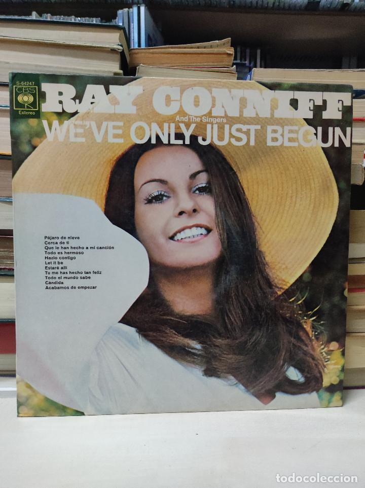 Discos de vinilo: RAY CONNIF WEVE ONLU JUST BEGUN - Foto 1