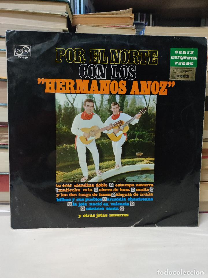 Discos de vinilo: POR EL NORTE CON LOS HERMANOS ANOZ - Foto 1
