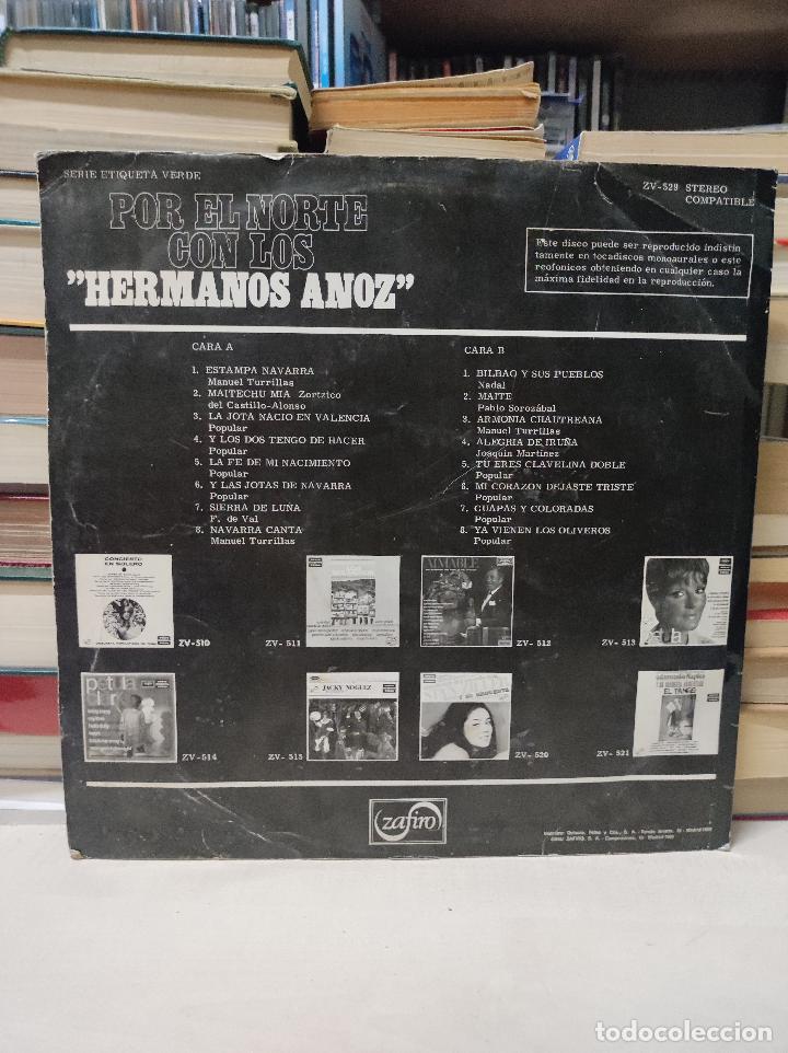 Discos de vinilo: POR EL NORTE CON LOS HERMANOS ANOZ - Foto 2