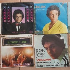 Discos de vinilo: LOTE DE 8 SINGLES ORIGINALES DE JOSÉ JOSÉ. Lote 363621310