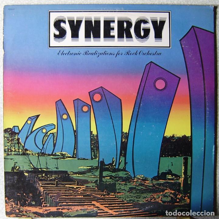 Discos de vinilo: SYNERGY.ELECTRONIC REALIZATIONS FOR ROCK ORCHESTRA...EX - Foto 1