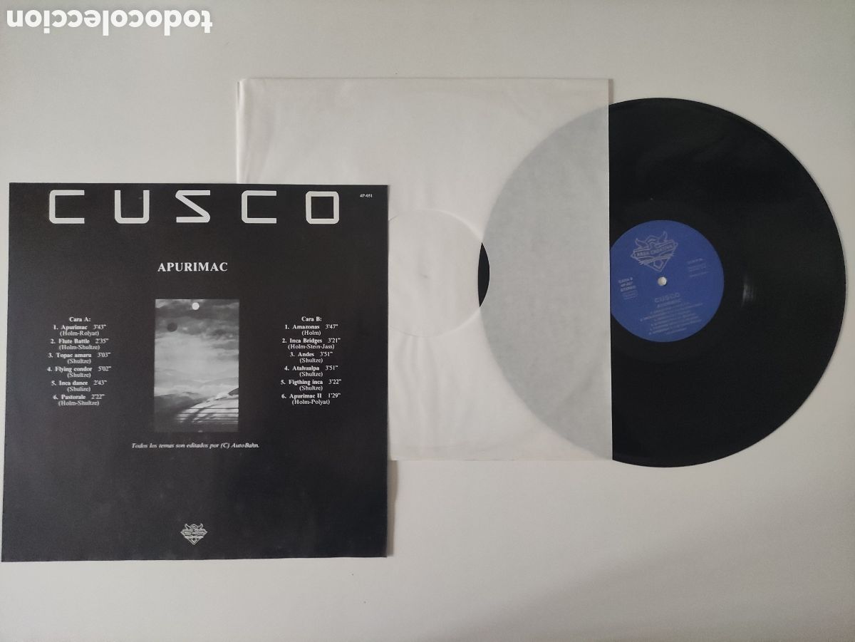 Discos de vinilo: Cusco &ndash; Apurimac - Area Creativa &ndash; 4P-051 - 1991 - Foto 4