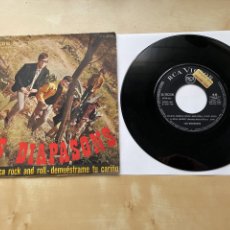 Disques de vinyle: LOS DIAPASONS - HAGO MÚSICA ROCK AND ROLL / DEMUÉSTRAME TU CARIÑO SINGLE 7” 1967 SPAIN PROMO. Lote 363746460