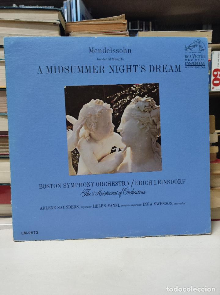 Discos de vinilo: MENDELSSOHN A MIDSUMMER NIGHTS DREAMS - Foto 1