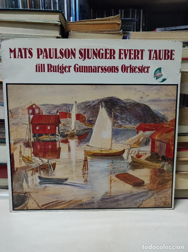Discos de vinilo: MATS PAULSON SJUNGER EVERT TAUBE - Foto 1