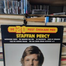 Discos de vinilo: STAFFAN PERCY – DE 20 MEST ÖNSKADE MED STAFFAN PERCY. Lote 363787050