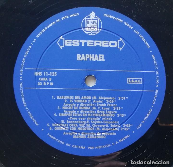 Discos de vinilo: Raphael, Raphael, Hispavox HH 11-125 - Foto 4