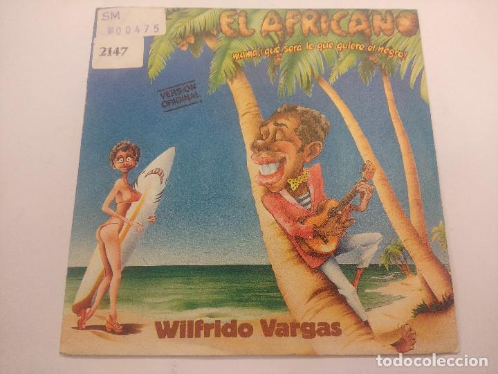 Discos de vinilo: WILFRIDO VARGAS/EL AFRICANO/SINGLE. - Foto 1
