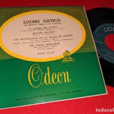 Discos de vinilo: LUCHO GATICA EL SAMBA ME LLAMA/BESAME MUCHO/NO TIENE SOLUCION +1 EP 7'' 195? ODEON ESPAÑA SPAIN. Lote 363807895