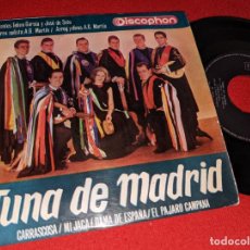 Discos de vinilo: TUNA DE MADRID CARRASCOSA/MI JACA/DAMA DE ESPAÑA/EL PAJARO CAMPANA EP 7'' 1964 DISCOPHON. Lote 363808675