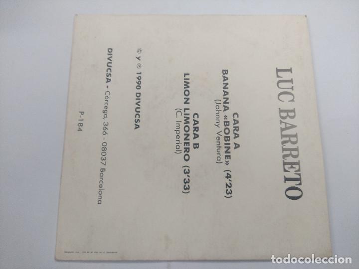 Discos de vinilo: LUC BARRETO/BANAN BOBINE/SINGLE. - Foto 3