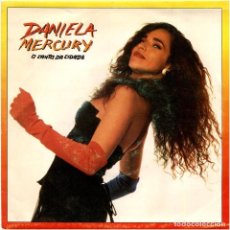 Discos de vinilo: DANIELA MERCURY - O CANTO DA CIDADE - SG PROMO SPAIN 1993 - CBS SONY ARIC207 - EX/VG+. Lote 363810025