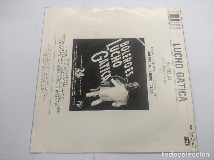 Discos de vinilo: LUCHO GATICA/EL RELOJ/SINGLE PROMOCIONAL. - Foto 3
