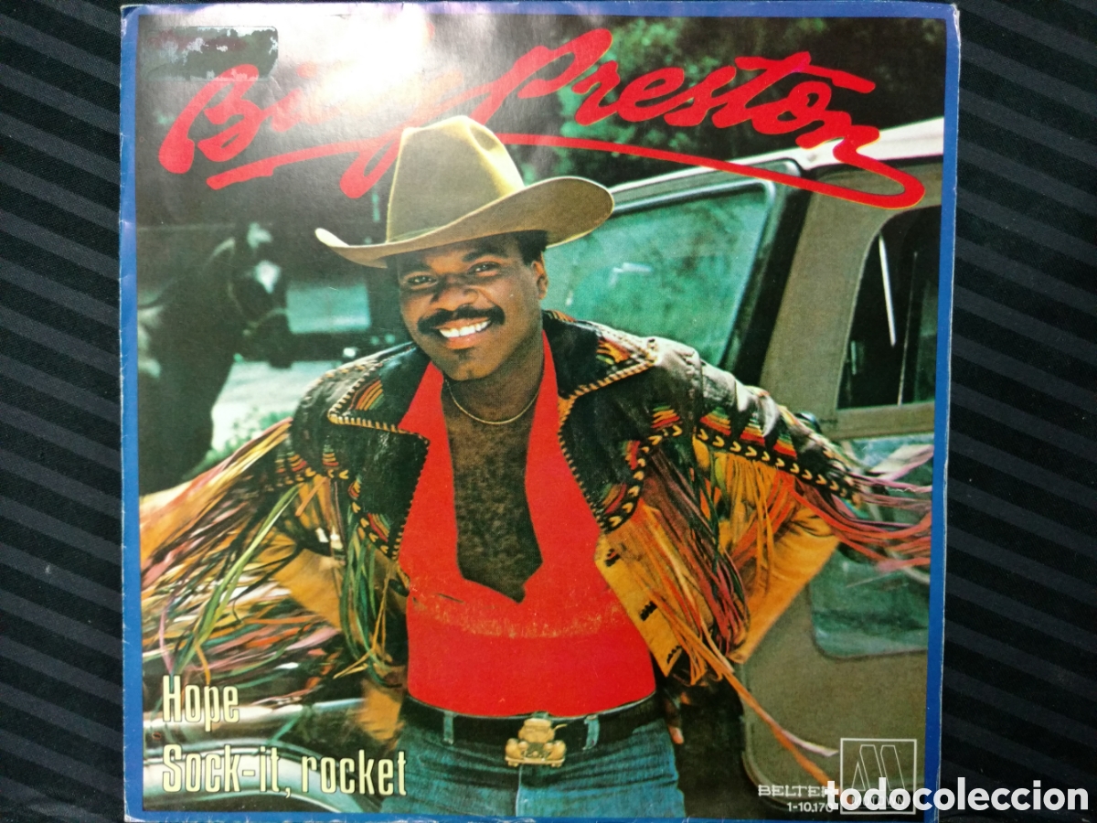 Discos de vinilo: Billy Preston - Hope / Sock-It, Rocket (7&rdquo;, Single) - Foto 1