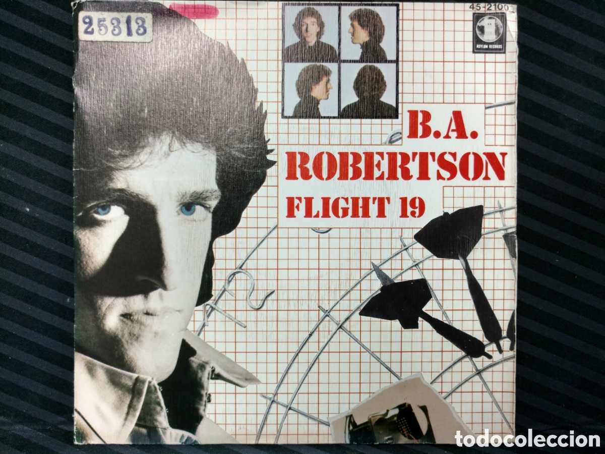 Discos de vinilo: B. A. Robertson - Flight 19 (7&rdquo;, Single) - Foto 1