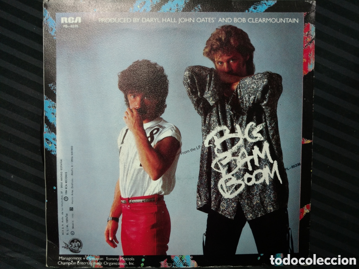 Discos de vinilo: Daryl Hall & John Oates - Some Things Are Better Left Unsaid (7&rdquo;, Single) - Foto 2