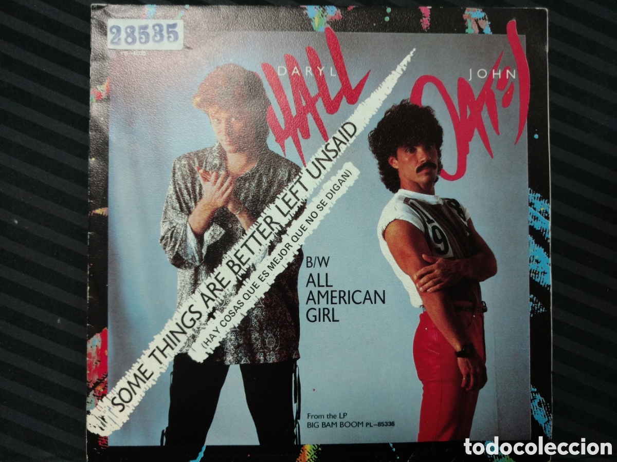 Discos de vinilo: Daryl Hall & John Oates - Some Things Are Better Left Unsaid (7&rdquo;, Single) - Foto 1