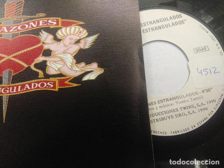 Discos de vinilo: CORAZONES EXTRANGULADOS/SINGLE. - Foto 2