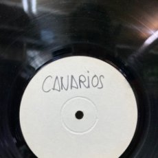 Discos de vinilo: LP CANARIOS, LO MEJOR DEL CLAN. POP TOPS. DISCO PROMOCIONAL LABEL BLANCO. MATRIX 21232. Lote 363823515